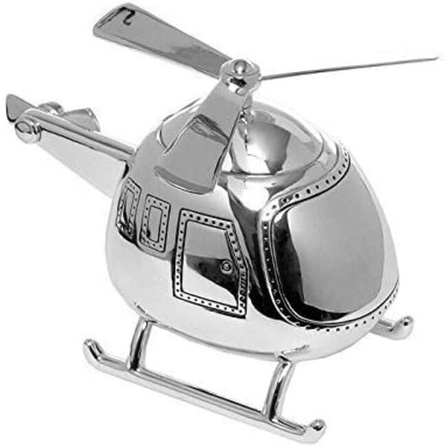 Spaarpot Verzilverd Helicopter WG- 00180