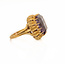 Occ 18k ring Amethist 10.8gr mt 17.5