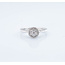 Occ 18k witgd ring 0,41ctBrilj mt17  3.1gr