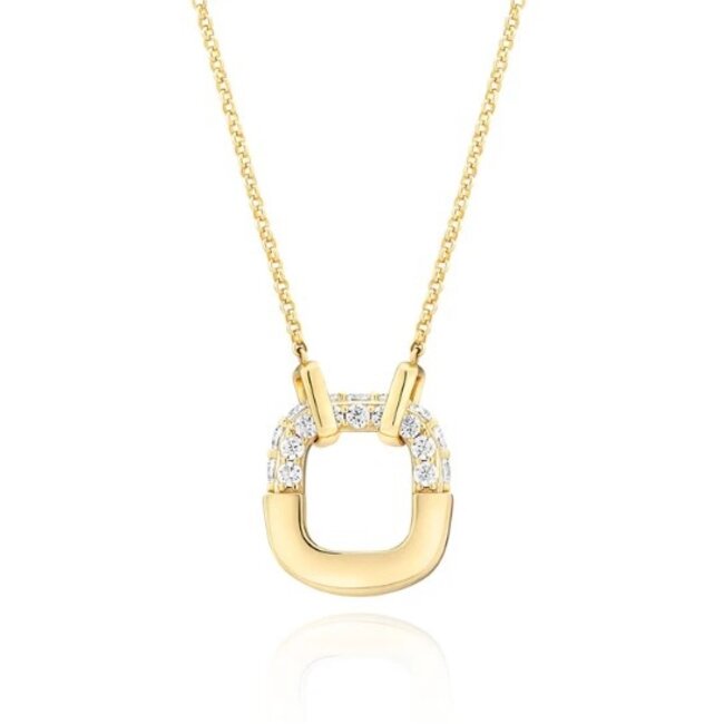 SIF JAKOBS zilver collier en hanger Maratea