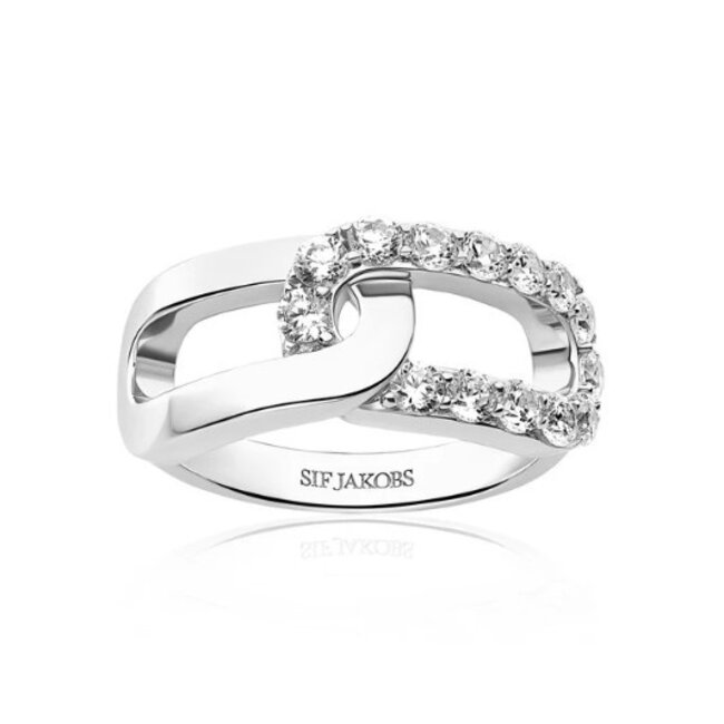SIF JAKOBS Sif Jakobs zilver ring R42238-CZ Capizzi Due zilv