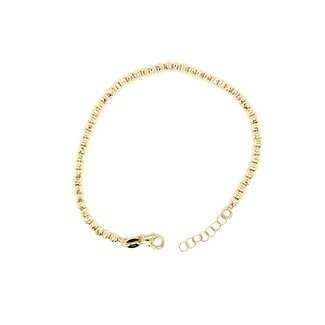 14k armband facetbolletjes 2.8gram