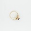 Occ 14k ring roze tourmalijn mt 17.5 2.5gr