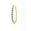 14k gouden armband gezet met Smaragd en briljant
