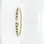 14k gouden armband gezet met Smaragd en briljant
