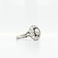 Occ 14k witgd ring met OMCdia/Brilj mt16.25 3.1gr