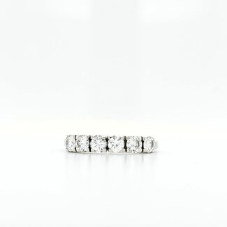 Occ 14k witgd ring 0.90ct brilj mt 17.5 1.8gr