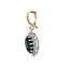 ROS  Jewel Design 14k bico hanger met groene zirkonia 5.1gram