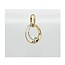 14k bicolor gouden hanger met Briljant