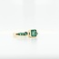 18k gouden ring met Smaragd