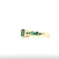 18k gouden ring met Smaragd