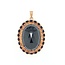 occa 14krt granaat hanger  AER.RR 6 gram