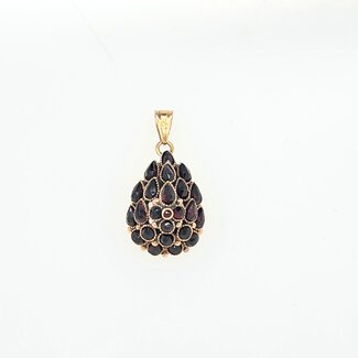 Occa 14k hanger granaat 1.7gram