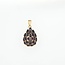 Occa 14k hanger granaat 1.7gram
