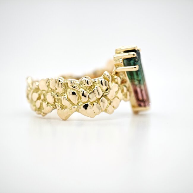 18k gouden ring met tourmalijn