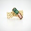 18k gouden ring met tourmalijn