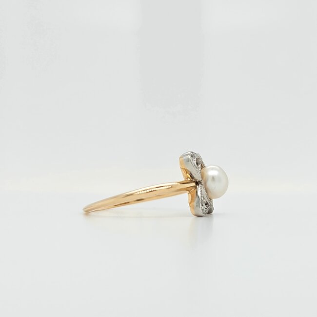 Occ 18k bico ring parel en roosdia 2.28gr mt16.5