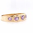 Occ 14k armband nat. amethist 23.4g