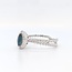 ROS  Jewel Design 18k witgouden ring met Saffier en briljanten