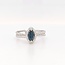 ROS  Jewel Design 18k witgouden ring met Saffier en briljanten
