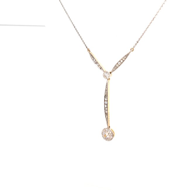 Occ 14k bico choker Roosdiamant 50cm 5.6g