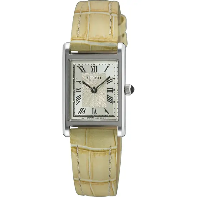 Seiko Seiko Dames Beige Leer. SWR095P1