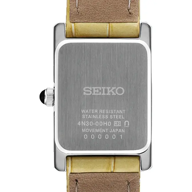 Seiko Seiko Dames Beige Leer. SWR095P1