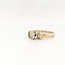 14k  gouden ring met Diamanten
