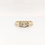 14k  gouden ring met Diamanten