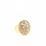 14k bicolor gouden ring met Briljanten