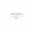 ROS  Jewel Design 14k witgouden solitair ring met Lab grown Diamant