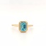 ROS  Jewel Design 14k gouden ring met Aquamarijn