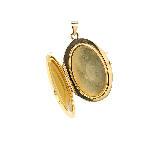 Occ 14k medaillon 8gram 2,5x1,7cm