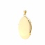 14k gouden bewerkte medaillon