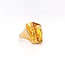 Occ 14k ring Topaas 7.7gr mt19 Laponia