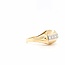 Occ 14k ring 4xBriljant ca0.16ct 3.9g mt19
