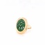 14k gouden ring met echt Jade