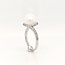ROS  Jewel Design 14k witgouden ring met natuurlijke parel en briljant