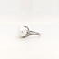 ROS  Jewel Design 14k witgouden ring met natuurlijke parel en briljant
