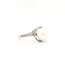 ROS  Jewel Design 14k witgouden ring met natuurlijke parel en briljant