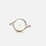 ROS  Jewel Design new 14k witg ring met Brilj.ca 0,38ct 4.6g mt 17.5