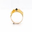 Occ 14k ring groene Toermalijn 7gr mt 17.25