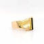 Occ 14k ring groene Toermalijn 7gr mt 17.25