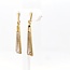 Occ 14k oorhangers Rookkwarts 3.3gram
