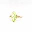 Occ 14k ring met Prasioliet 2.2gr mt19