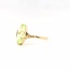 Occ 14k ring met Prasioliet 2.2gr mt19