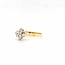 Occ 18k ring met ca0.16ct brilj 2.6gr mt 17.75