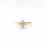 Occ 18k ring met ca0.16ct brilj 2.6gr mt 17.75