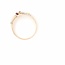 14k gouden ring met Robijn saffier smaragd en briljant