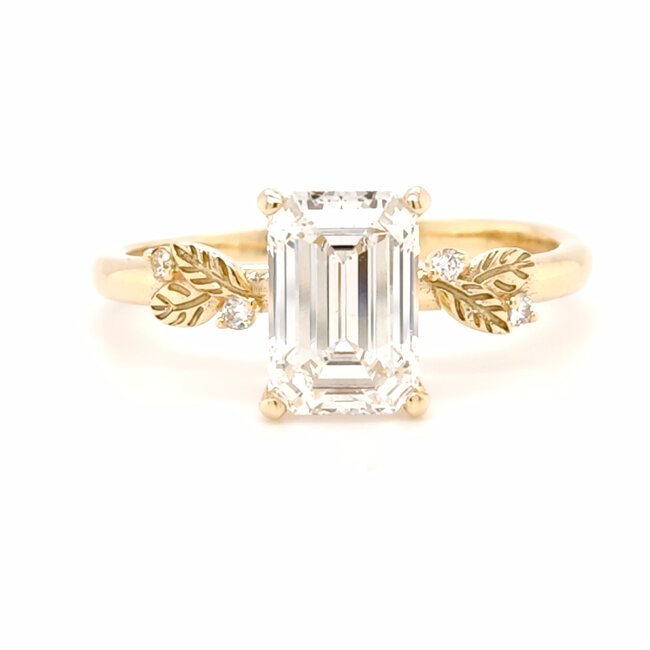 ROS  Jewel Design 14k gouden ring met Lab Grown Diamond en Briljant The Love Rock